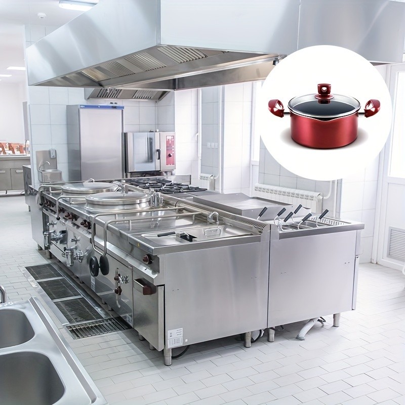 COOKER KING 4 Quart Non-Stick Stockpot with Glass Lid PTFE/PFOA-Free, Induction Ready & Perfect for Everyday NZ Cooking