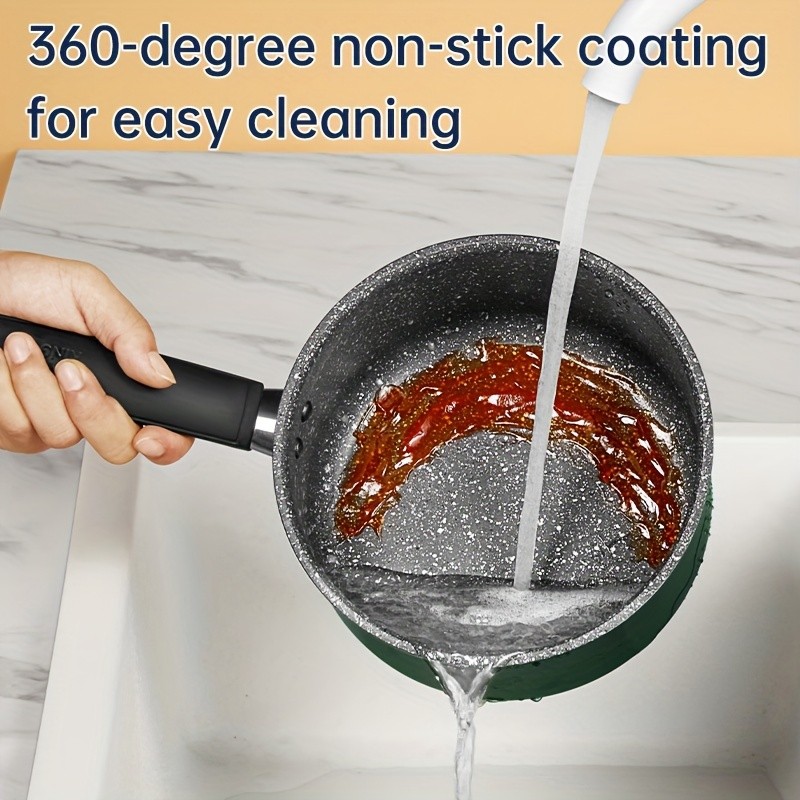 COOKER KING 18cm Nonstick Saucepan with Glass Lid PFOA-Free Aluminum Alloy Pot for Safe, Even & Easy Everyday NZ Cooking