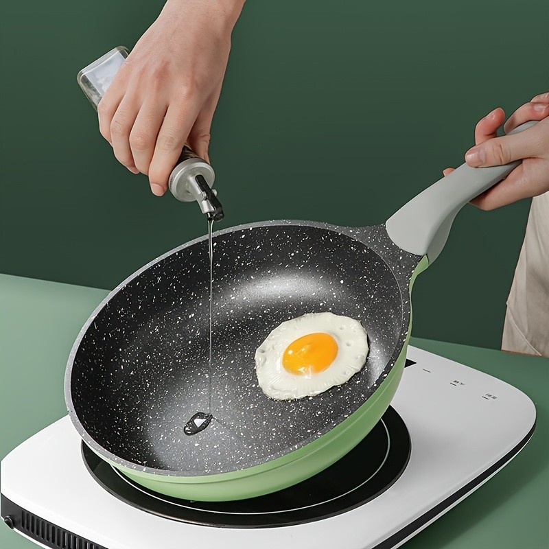 COOKER KING Nonstick Fry Pan with Lid Healthy PFOA-Free Skillet & Omelette Pan for All NZ Cooktops