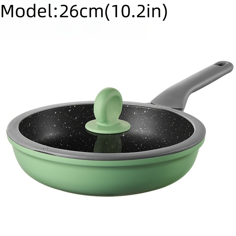 COOKER KING Nonstick Fry Pan with Lid Healthy PFOA-Free Skillet & Omelette Pan for All NZ Cooktops