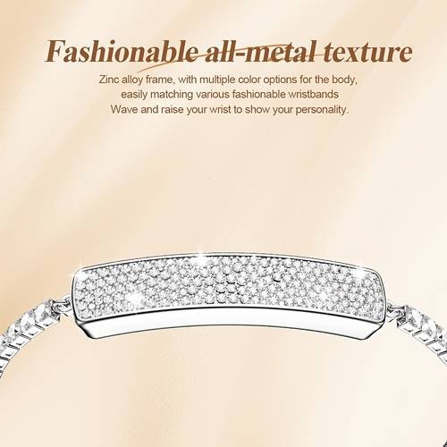 LIFEBEE New Fashion Smart Bracelet  Lightweight Stainless Steel Smartwatch for Women