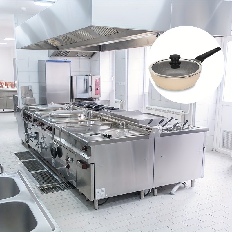 COOKER KING 9.45-Inch Deep Nonstick Fry Pan with Glass Lid  Restaurant-Grade, PTFE/PFOA-Free Skillet for All NZ Cooktops