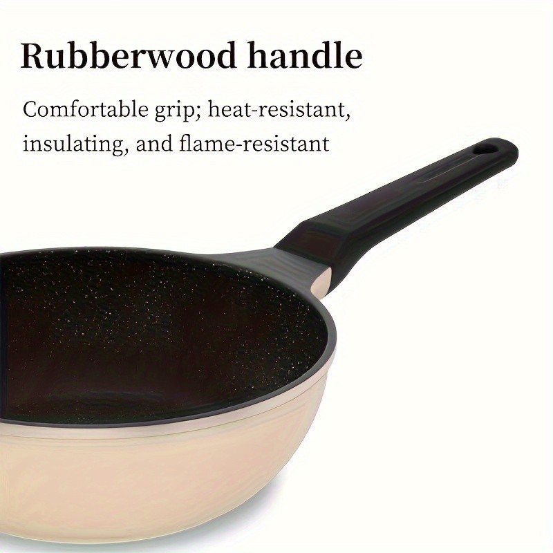 COOKER KING 9.45-Inch Deep Nonstick Fry Pan with Glass Lid  Restaurant-Grade, PTFE/PFOA-Free Skillet for All NZ Cooktops