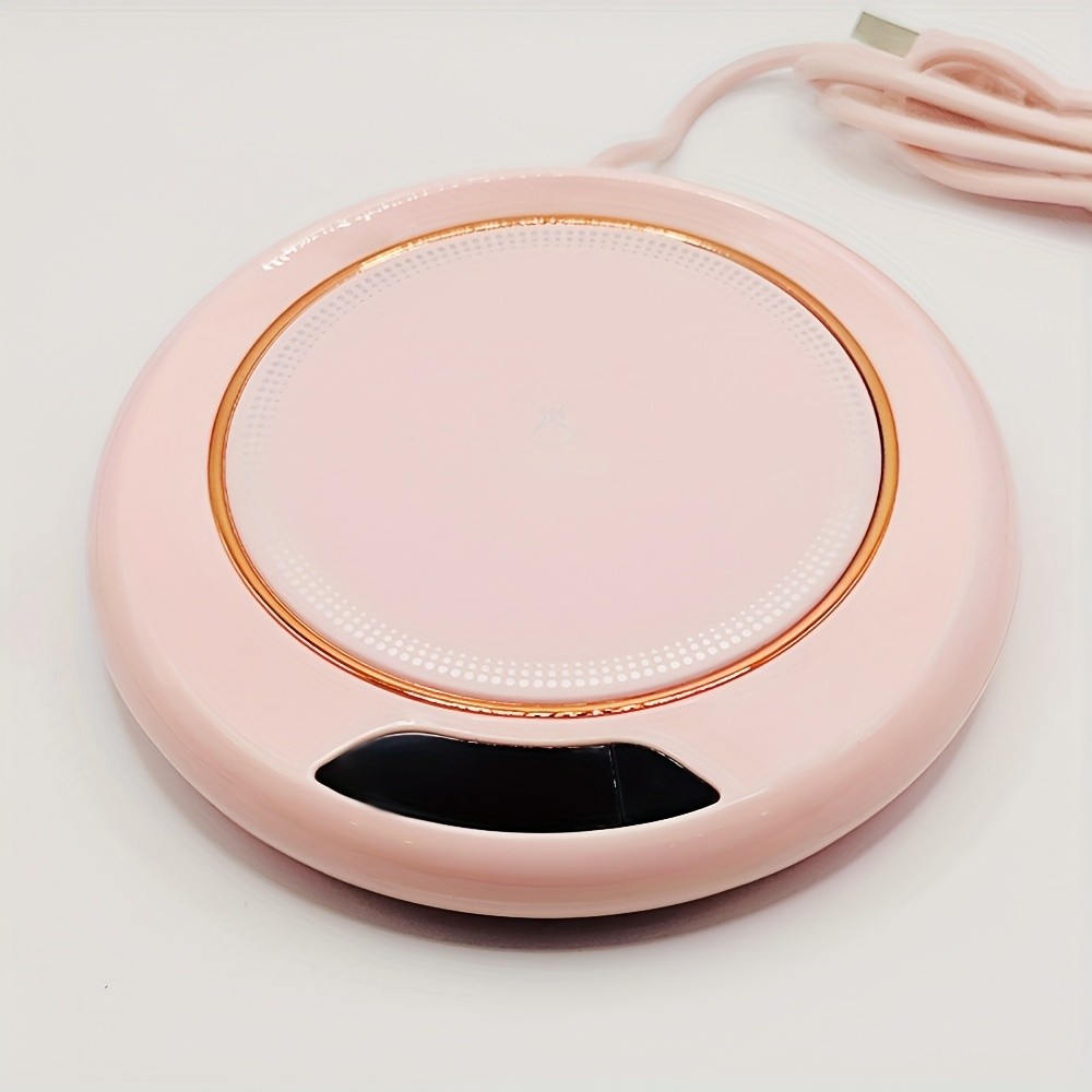 FEIYBA Smart USB Hot Cup Warmer  3-Temp Heating Pad with 8-Hour Timer for Coffee, Tea & Daily Hot Drinks