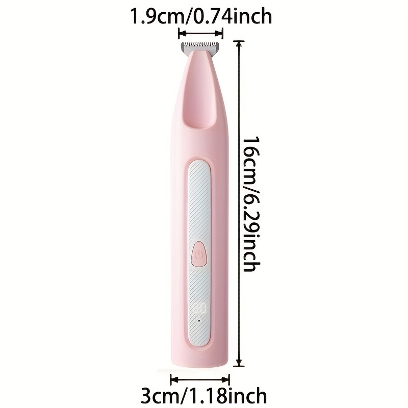 FEIYBA Cordless Pet Paw Trimmer with LED Indicator  Low-Noise USB Grooming Shaver for Small Dogs & Household Pets