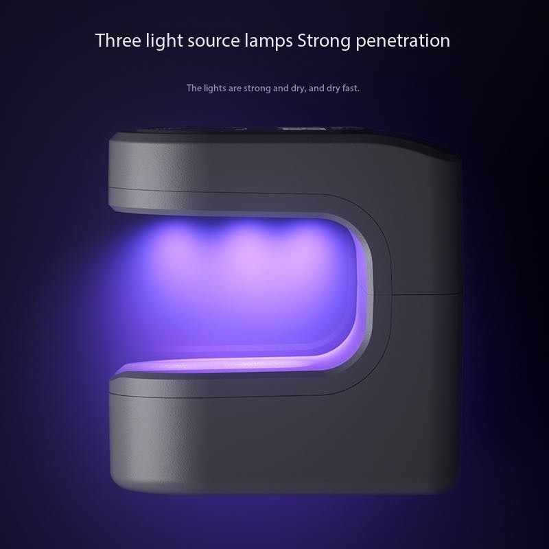 FEIYBA Mini Wireless Nail Enhancement Lamp with Digital Display  Portable USB Gel Curing Light for Manicures & Pedicures