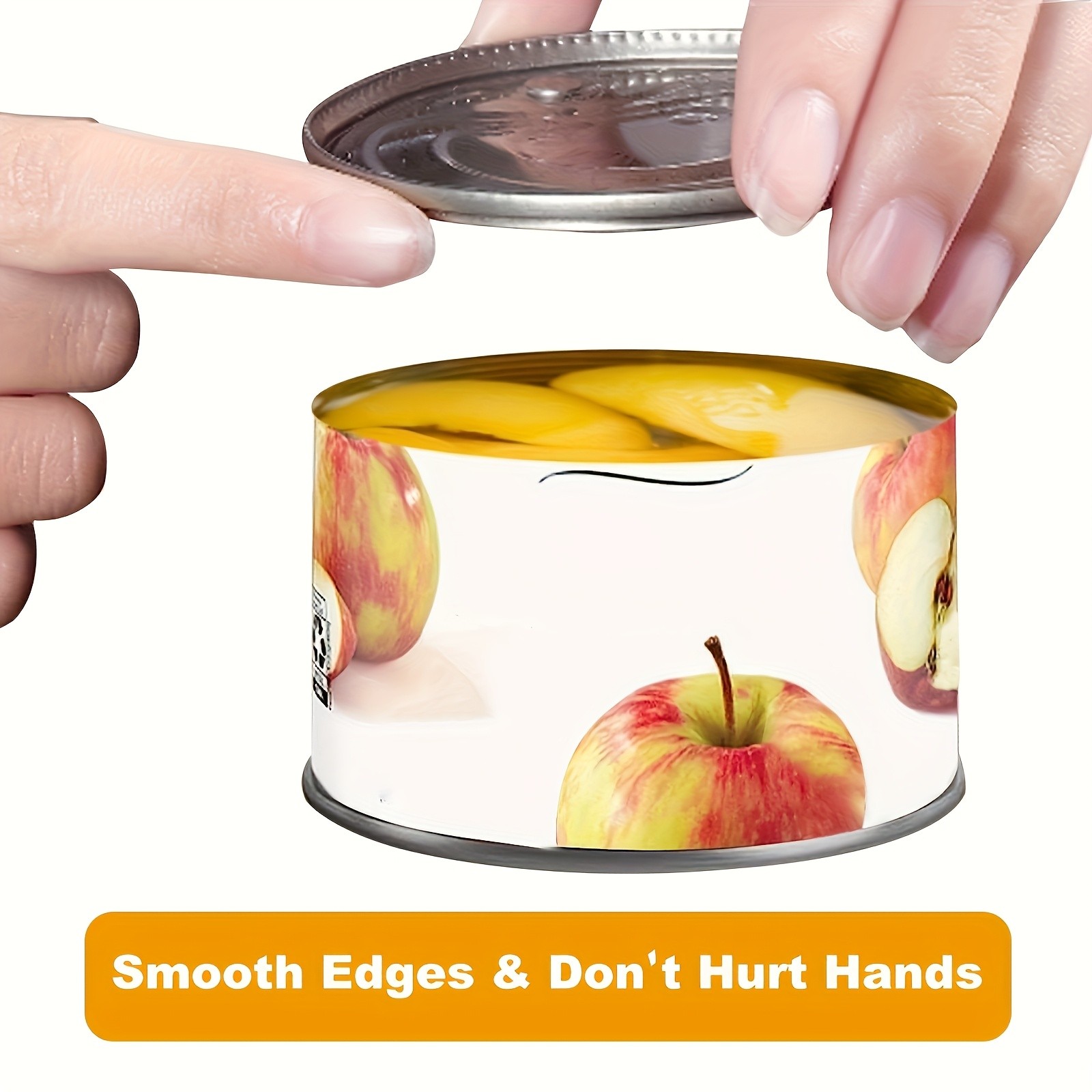 FEIYBA Compact Cordless Electric Can Opener  Smooth-Edge, Safe Auto Shut-Off Design for Easy Kitchen & Camping Use