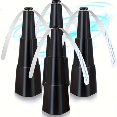 STNYNY Electric Fly Swatter 3-Mode Wind, 360 Rotating, Battery-Powered Pest Control Tool Portable Indoor/Outdoor Use Ideal for Camping & Parties Modern Durable ABS Design