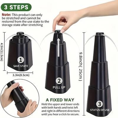 STNYNY Electric Fly Swatter 3-Mode Wind, 360 Rotating, Battery-Powered Pest Control Tool Portable Indoor/Outdoor Use Ideal for Camping & Parties Modern Durable ABS Design