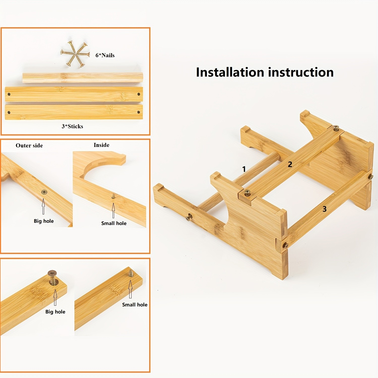 CEEFU Multi-Tier Bamboo & Wood Cupcake Stand  Elegant Dessert Display for Holidays, Parties & NZ Home Celebrations