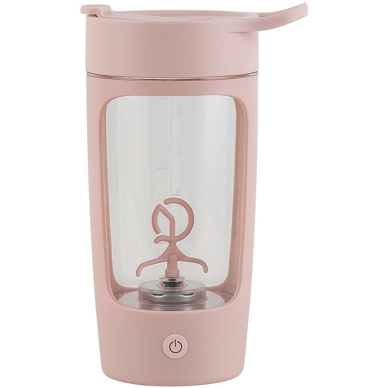 eQUra 650ml Automatic Blender Cup  USB Rechargeable One-Button Mixer for Protein & Coffee Powders with Gift-Ready Design