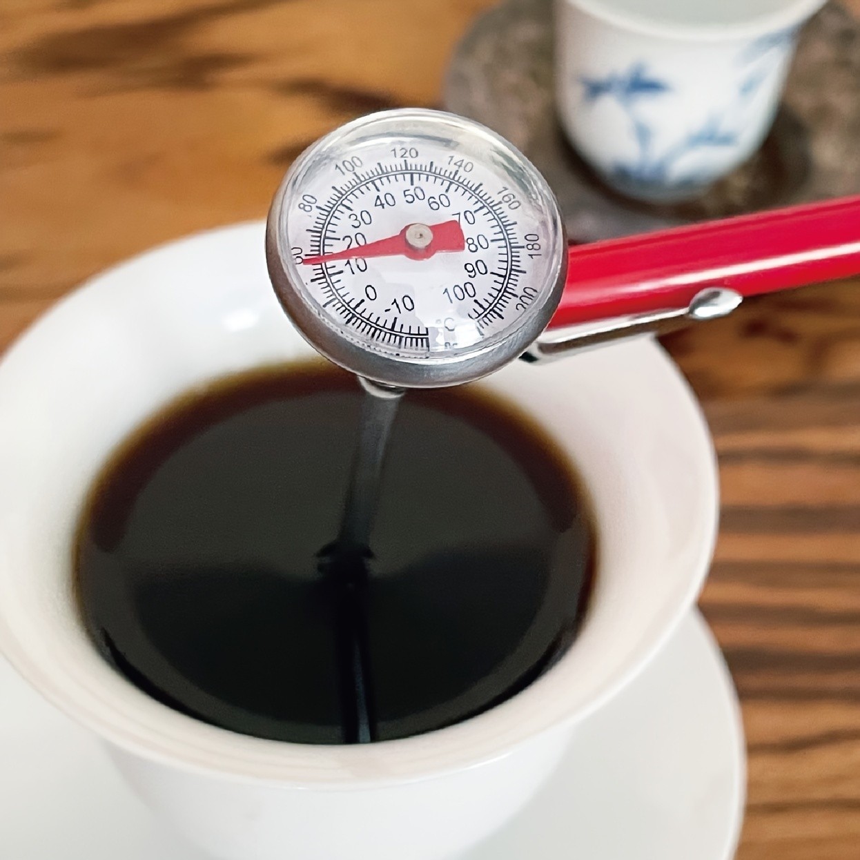 KT THERMO Stainless Steel Instant Read Food Thermometer No-Battery Dual-Scale Gauge for Cooking, Grilling & BBQs