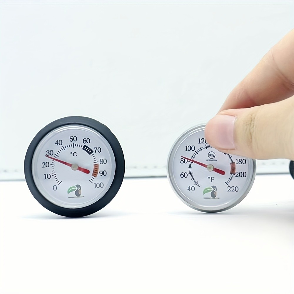 KT THERMO Clip-On Stainless Steel Coffee & Food Thermometer  Anti-Scald Instant Read Gauge for Pour-Over, Tea, Milk & Meat Cooking