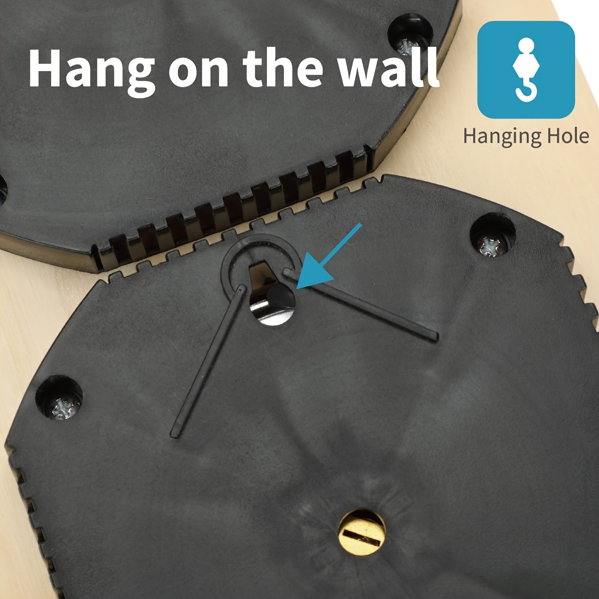 KT THERMO Wooden Sauna Thermometer & Hygrometer  Wall-Mounted Dual C/F Temperature & Humidity Gauge for Home & Spa Rooms