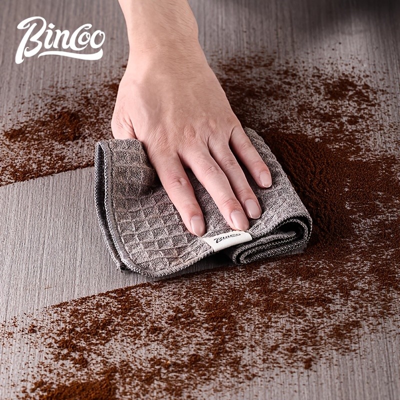 Bincoo Barista Coffee Machine Cleaning Towel  Absorbent Square Rag for Milk Spills, Steam Wands & Caf Workstations