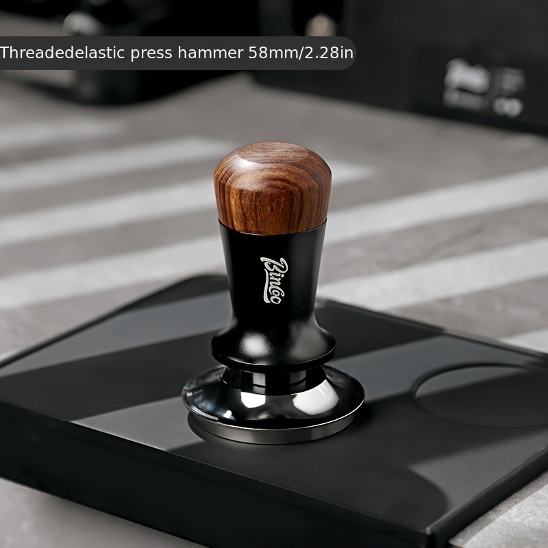 Bincoo Wooden Threaded Espresso Hammer  Italian Powder Press 51mm/58mm