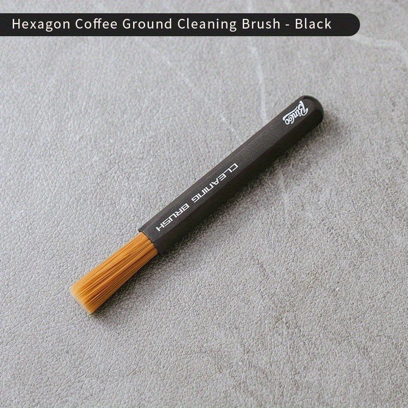 Bincoo Aluminum Alloy Grinder Cleaning Brush  Compact Coffee Bar Maintenance Tool