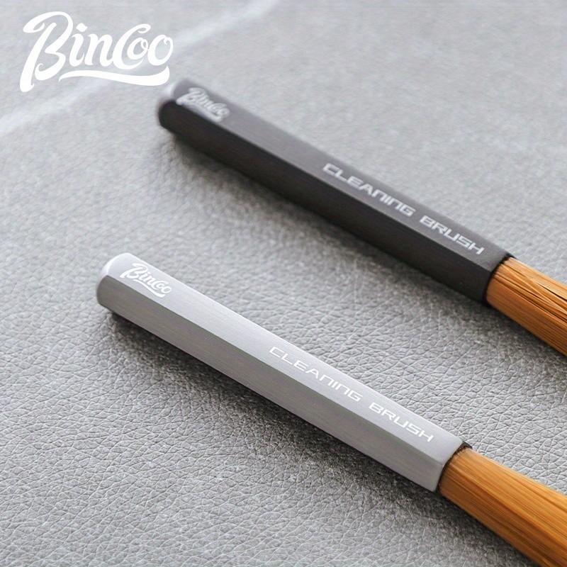 Bincoo Aluminum Alloy Grinder Cleaning Brush  Compact Coffee Bar Maintenance Tool