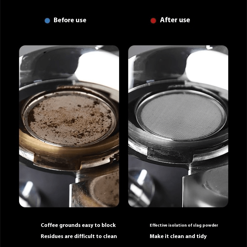 Bincoo 51mm Stainless Espresso Cake Screen  0.8mm Reusable Extraction Filter