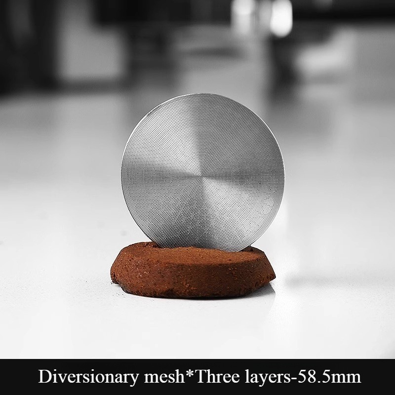 Bincoo 51mm Stainless Espresso Cake Screen  0.8mm Reusable Extraction Filter