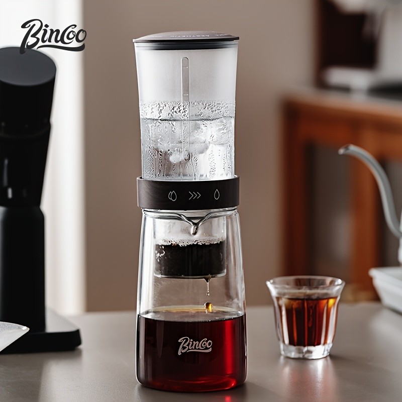 Bincoo Glass Ice Drip Coffee Pot  Portable Hand-Brew Cold Extraction Utensil