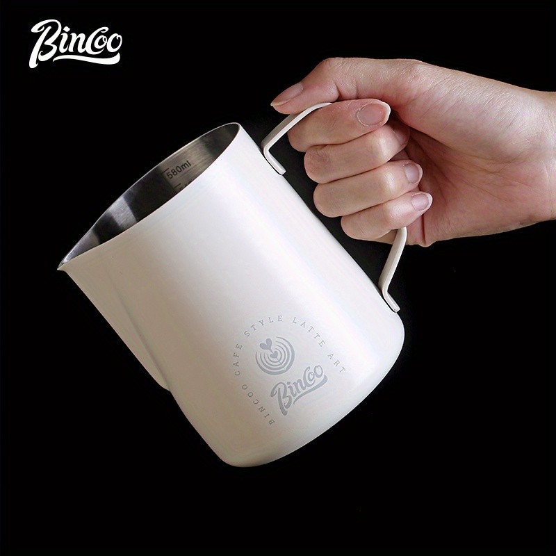 Bincoo Stainless Steel Milk Frothing Pitcher  600ml Professional Pouring Jug