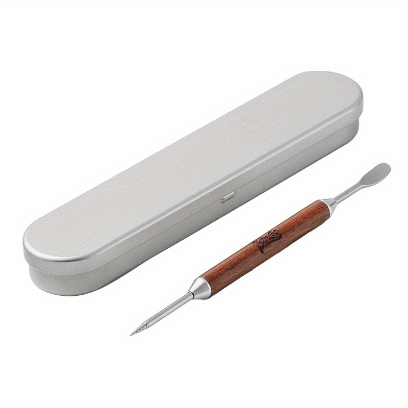 Bincoo Wooden Latte Art Pen  Stainless Precision Coffee Decorating Tool