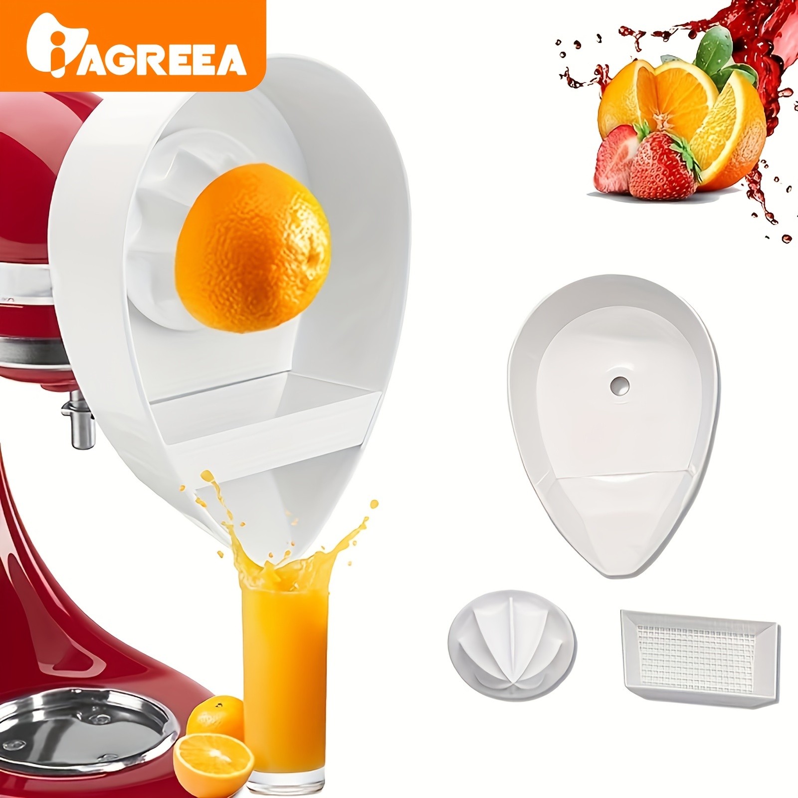 IAGREEA Citrus Juicer Attachment Hueblade-Size Stand Mixer Accessory