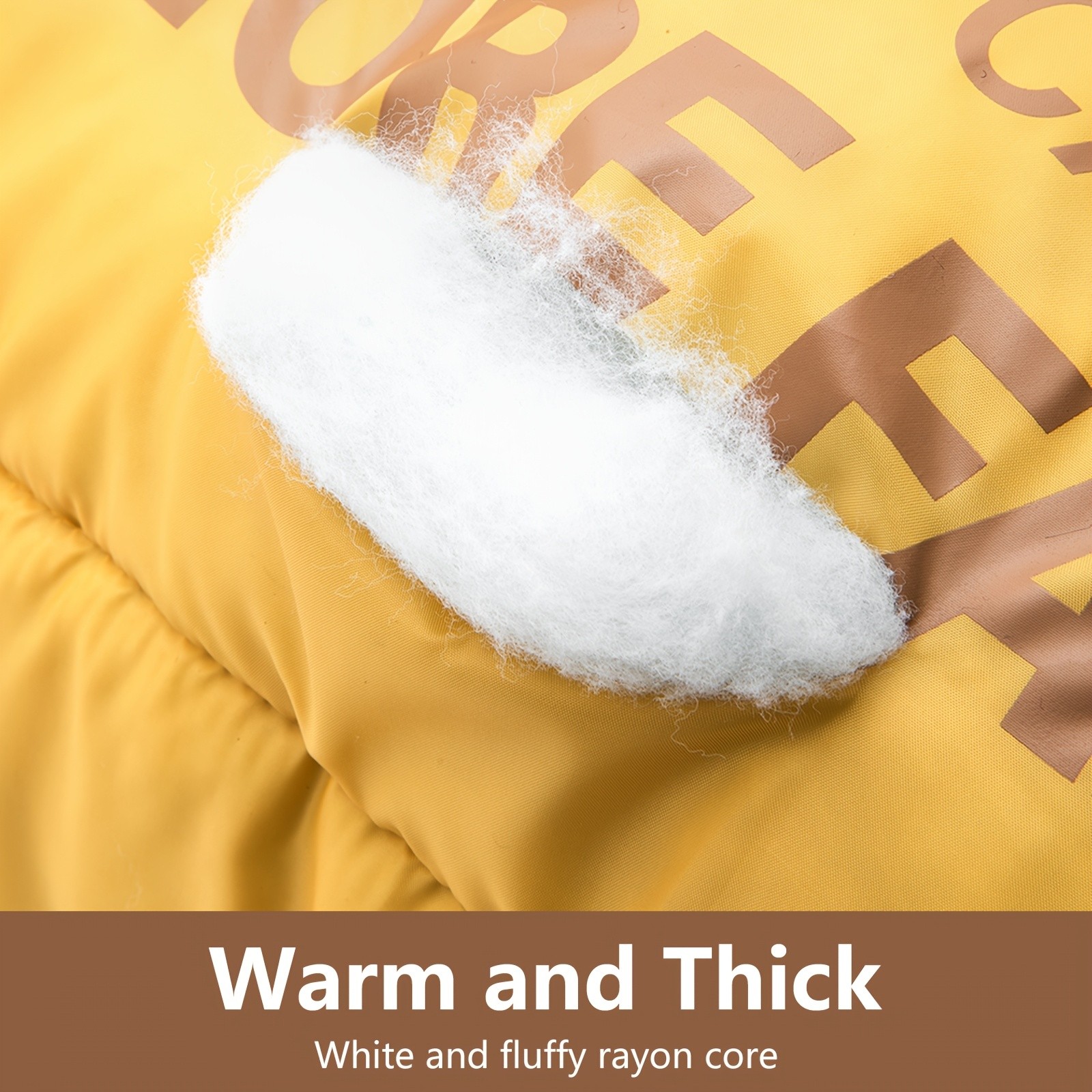 BISINNA Double Camping Sleeping Bag Warm Thickened Outdoor Bed for Couples