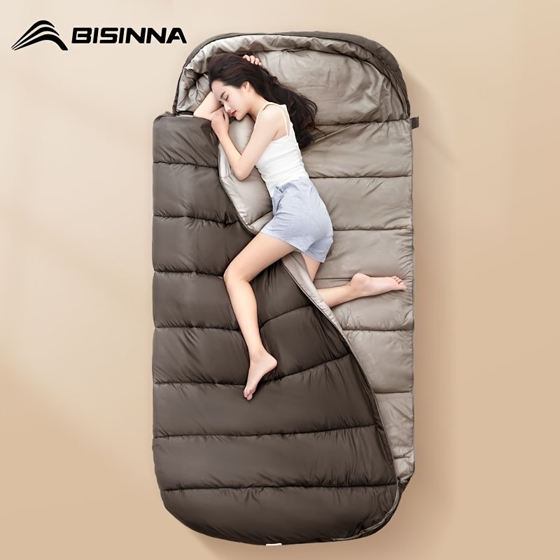 BISINNA 4-Season Portable Sleeping Bag  Lightweight Polyester Outdoor Camping Bag