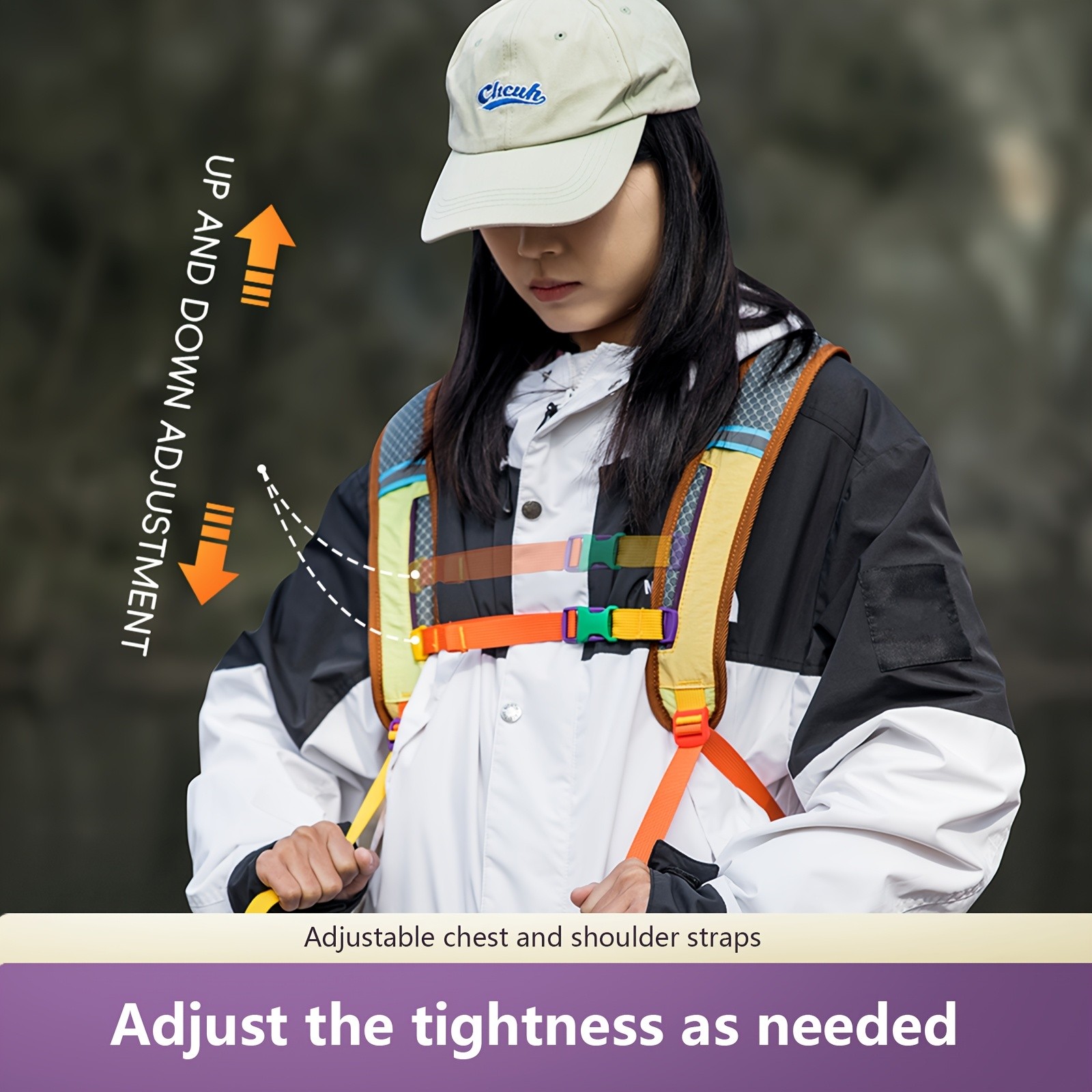 BISINNA Ultralight Hiking Backpack  Compact 8-inch Trekking Daypack (Multi-Color)