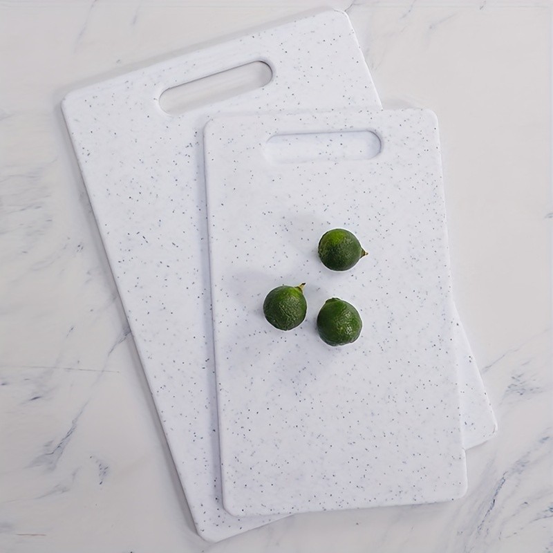 WIEZ 3pcs Home Cutting Board Set  Marble Pattern Chopping Boards for Everyday Kitchen Use
