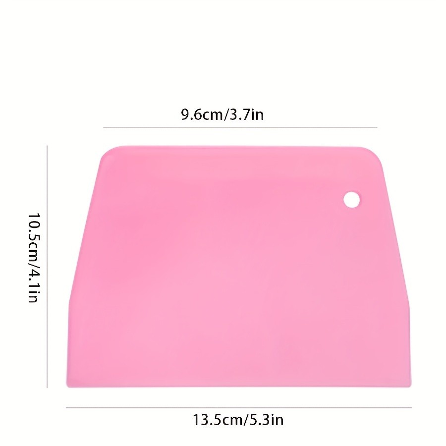 WIEZ Plastic Dough Scraper & Pastry Chopper  Essential Cutter for Smooth, Easy Dough Handling