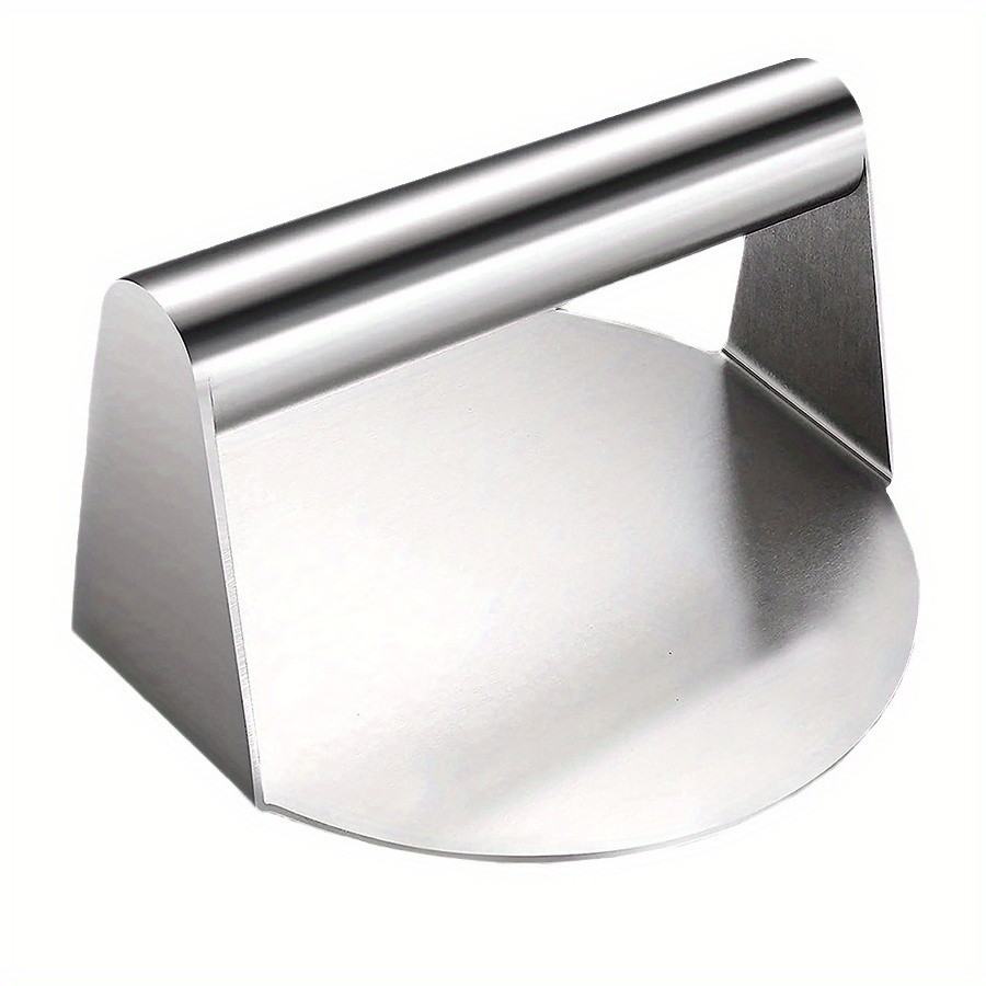 WIEZ Stainless Steel Burger Press  Heavy-Duty 15.24cm Patty Maker for Perfectly Formed Burgers