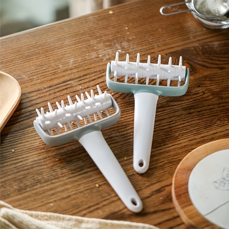 WIEZ Dough Docker & Baking Roller  Durable Plastic Tool for Perfect Pizza, Pie, and Cookie Dough Prep