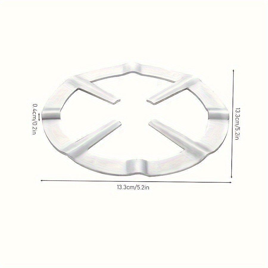 WIEZ Stainless Steel Coffee Pot Holder  Stable Gas Stove Stand for Mocha and Espresso Brewing