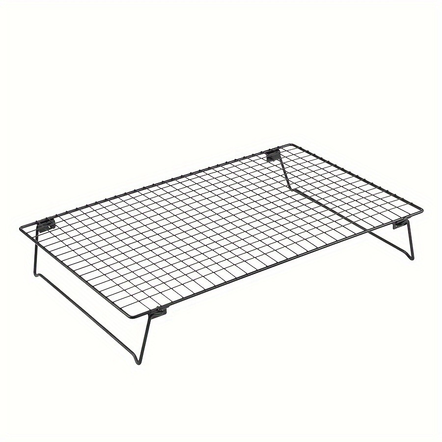 WIEZ Heavy-Duty Stainless Steel Stackable Cooling & Baking Rack  Space-Saving Oven-Safe Design for Cookies, Cakes & Pastries