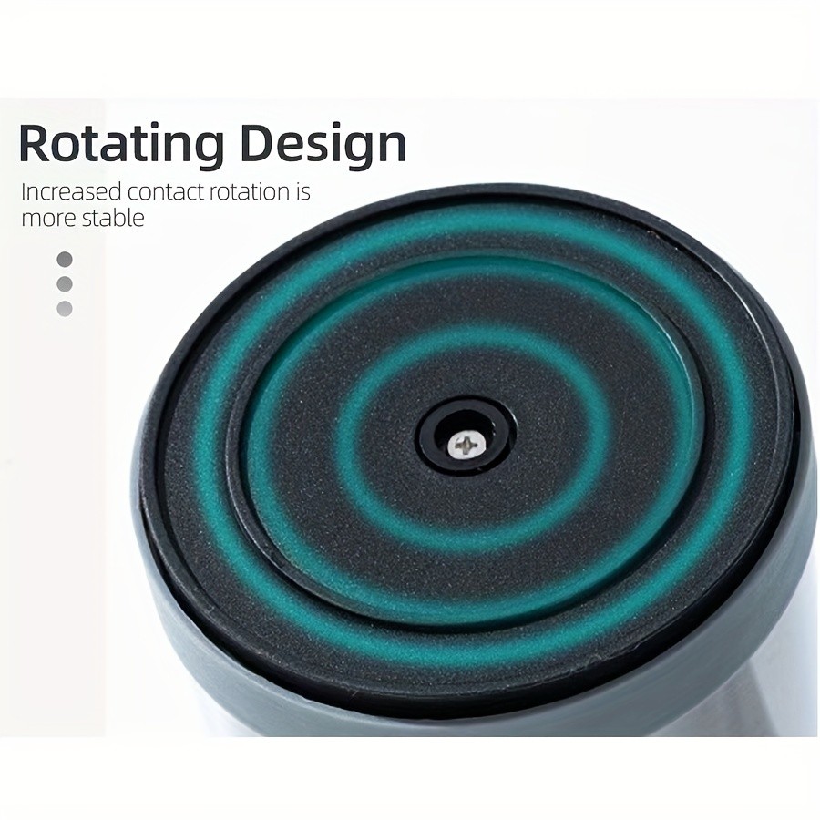 WIEZ Rotating Stainless Steel Utensil Holder 360 Cutlery & Tool Organiser with Drainage and Dividers