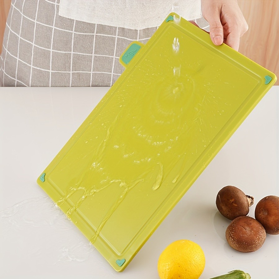 WIEZ 4-Piece Fruit & Vegetable Cutting Board Set  Durable Multi-Size Boards for Everyday Kitchen Prep