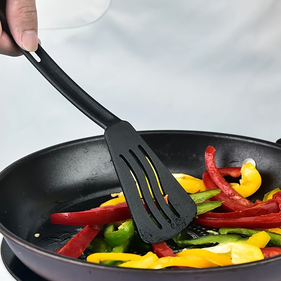 WIEZ 3-Piece Nylon Kitchen Utensil Set  Non-Stick Friendly Spoons, Spatula & Fork for Home, Travel & Camping