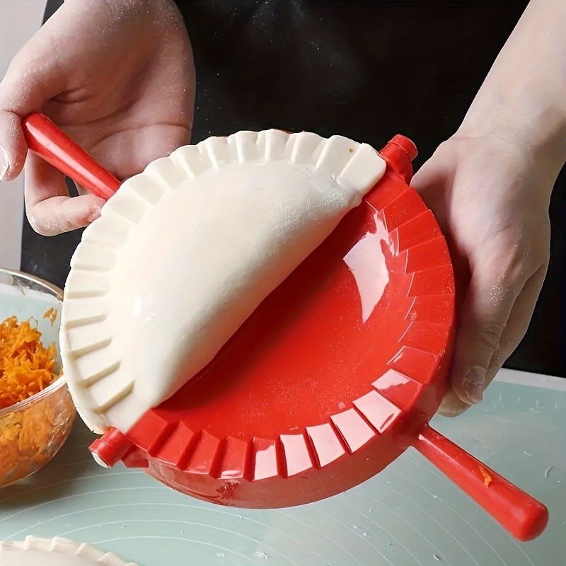 WIEZ Plastic Dumpling & Tortilla Press  Durable Round Mold for Easy Dough Shaping & Holiday Baking