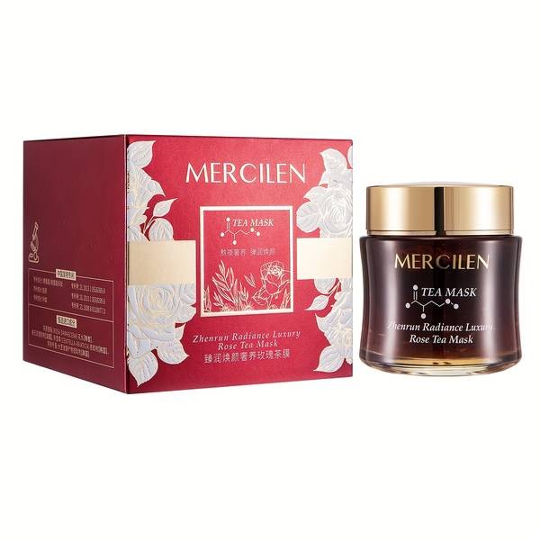 MERCILEN Rose Tea Facial Mask  Moisturizing, Firming & Gentle Skincare