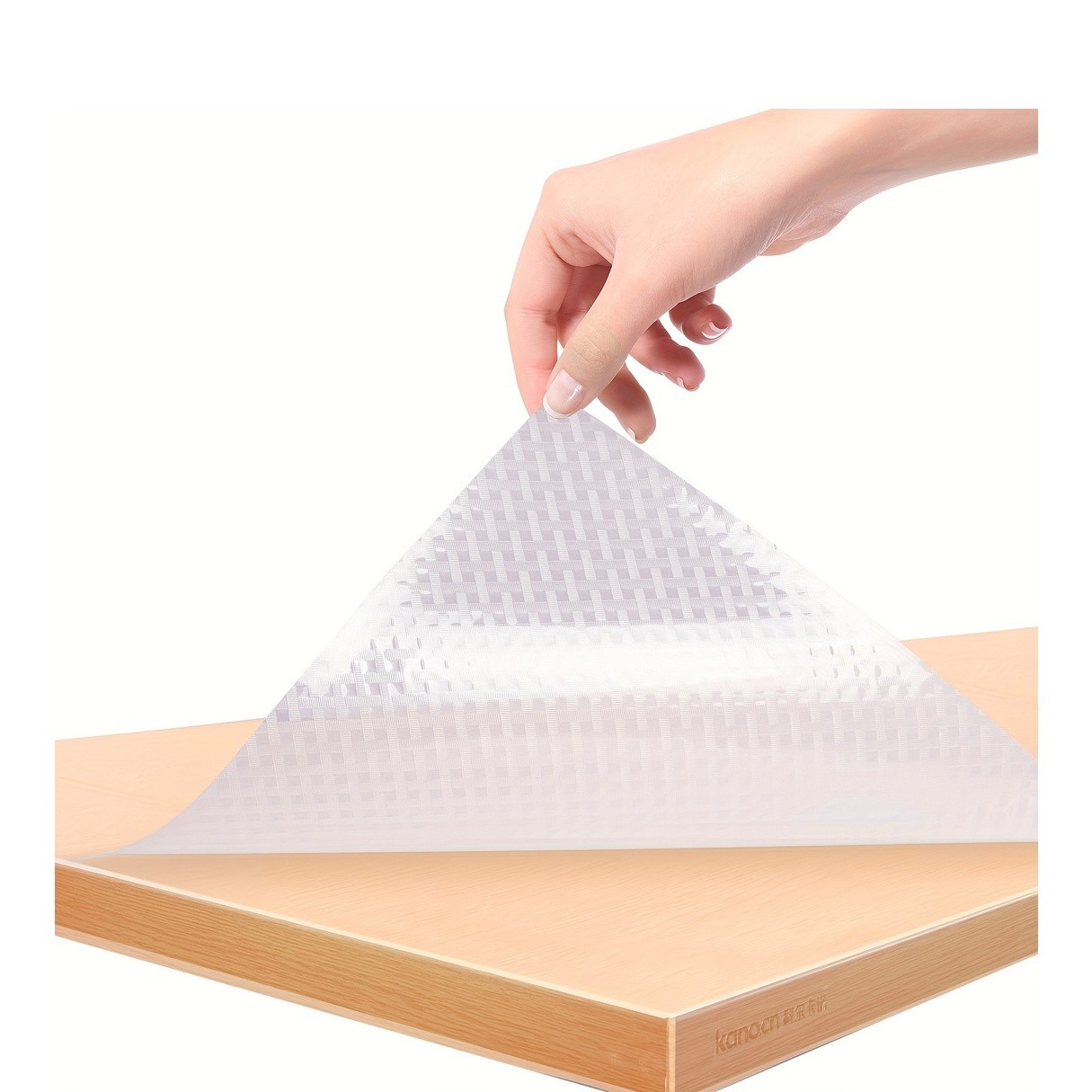 WIEZ Thickened EVA Non-Slip Liner Roll  Washable Oil-Resistant Shelf & Drawer Mat for Kitchen Storage