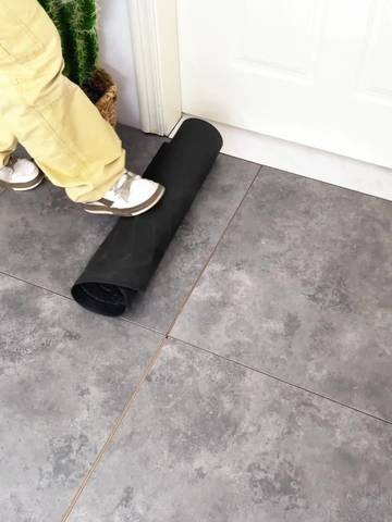 DAJIANG Half-Round Door Mat  Heavy-Duty Indoor/Outdoor Welcome Mat