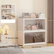 NLDD Non-Woven Multi-Layer Shelf Display Rack  Dustproof, Space-Saving Home Organizer