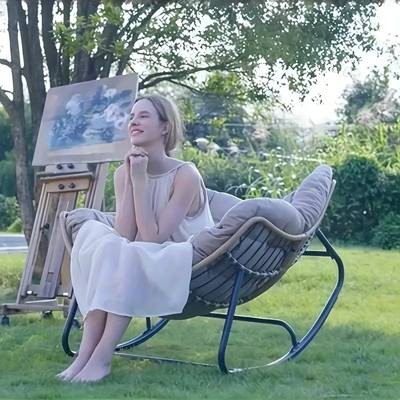 NLDD Large Ergonomic Rocking Recliner  Heavy-Duty Memory Foam Lounge Chair