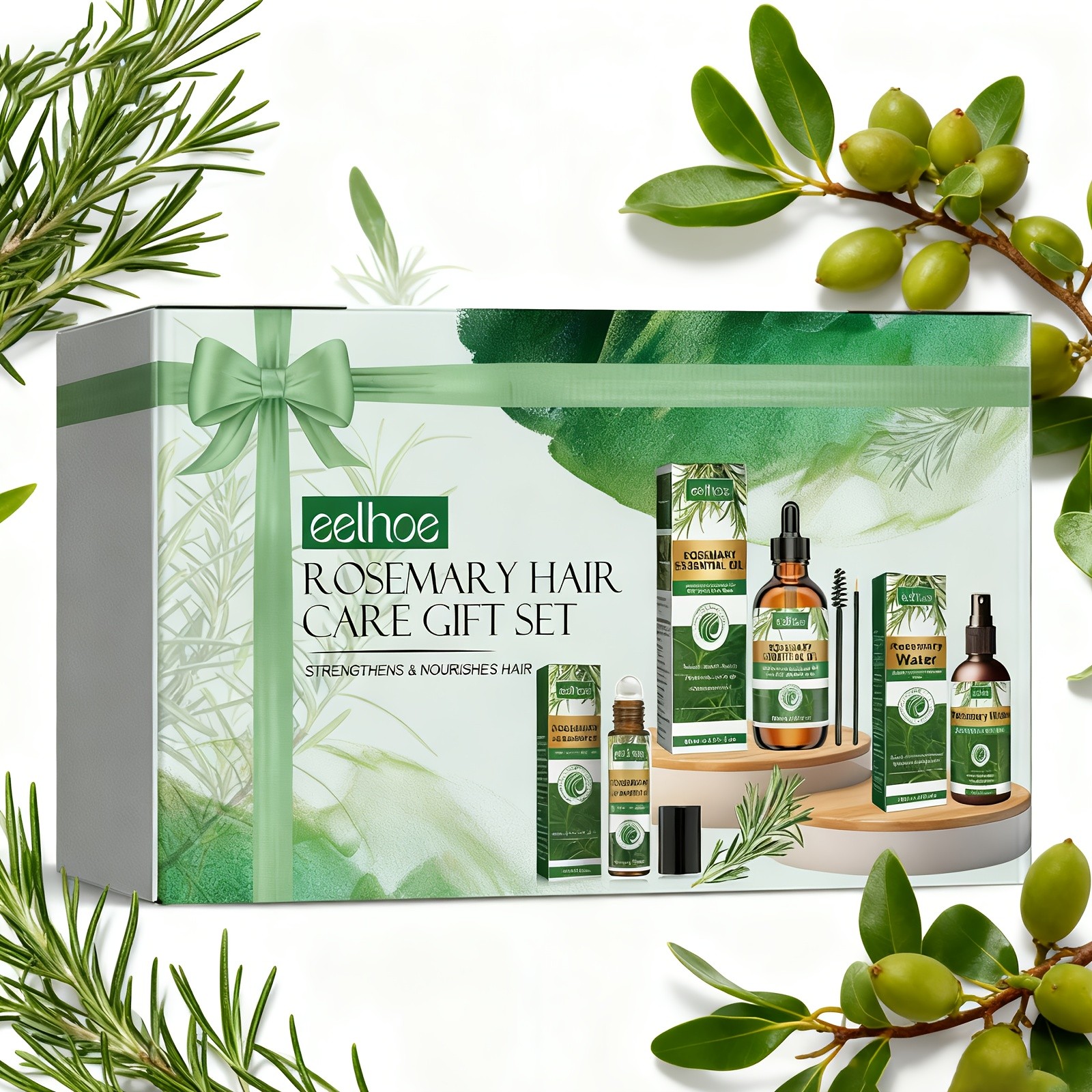 Rosemary Hair Care Gift Set by EELHOE