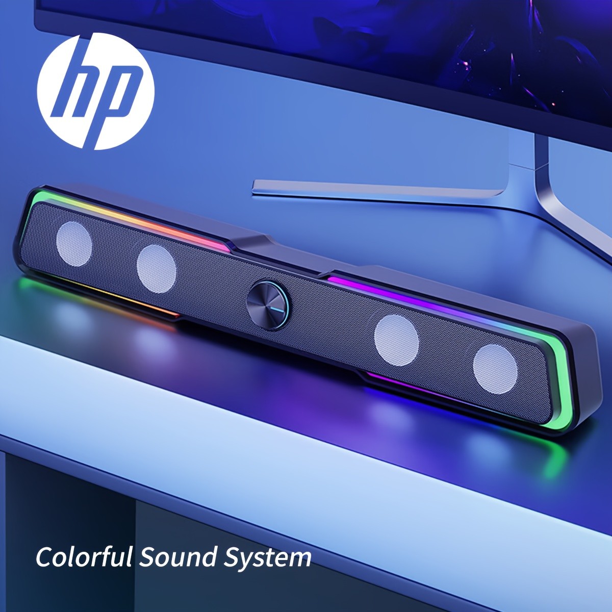 HP Gaming Soundbar with RGB Lights