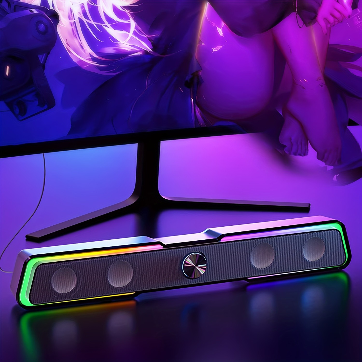 HP Gaming Soundbar with RGB Lights