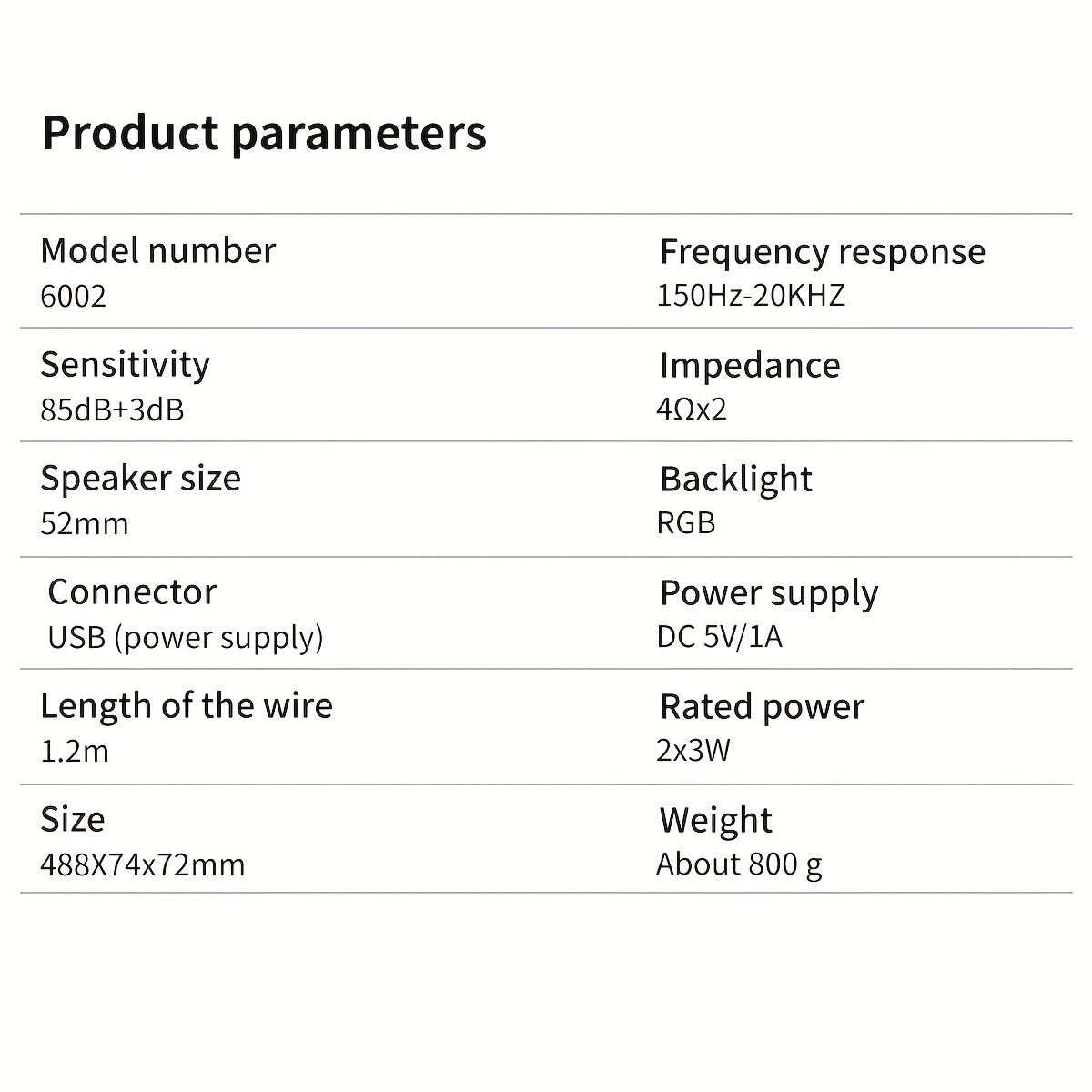 HP Gaming Soundbar with RGB Lights